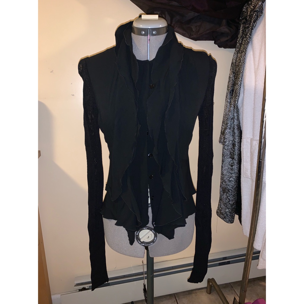 Philosophy Di Alberta Ferretti Black Blouse